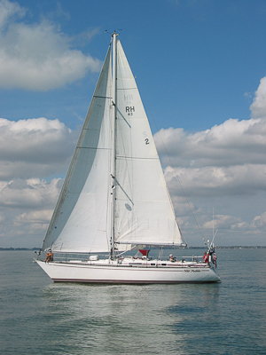 Wild Matilda Ghosting down Biscane Bay